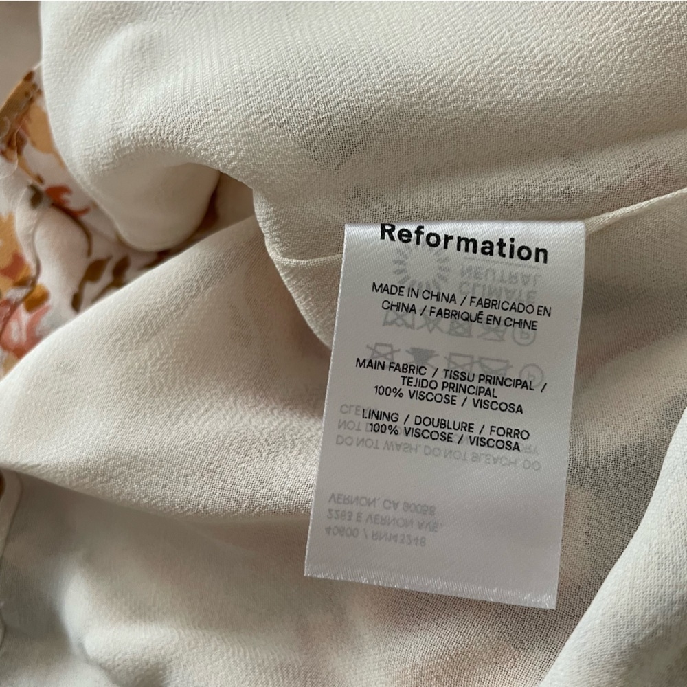 Reformation Pyper maxi Dress size 8 - Picture 15 of 16